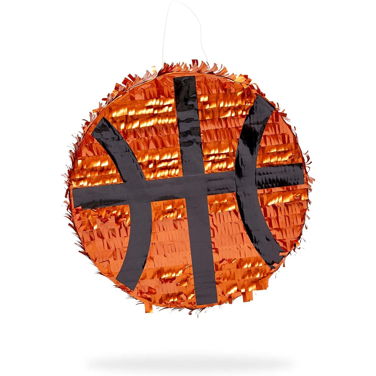 Small Basketball Piñata for Sports Birthday Party (13 x 13 x 3 Inches)